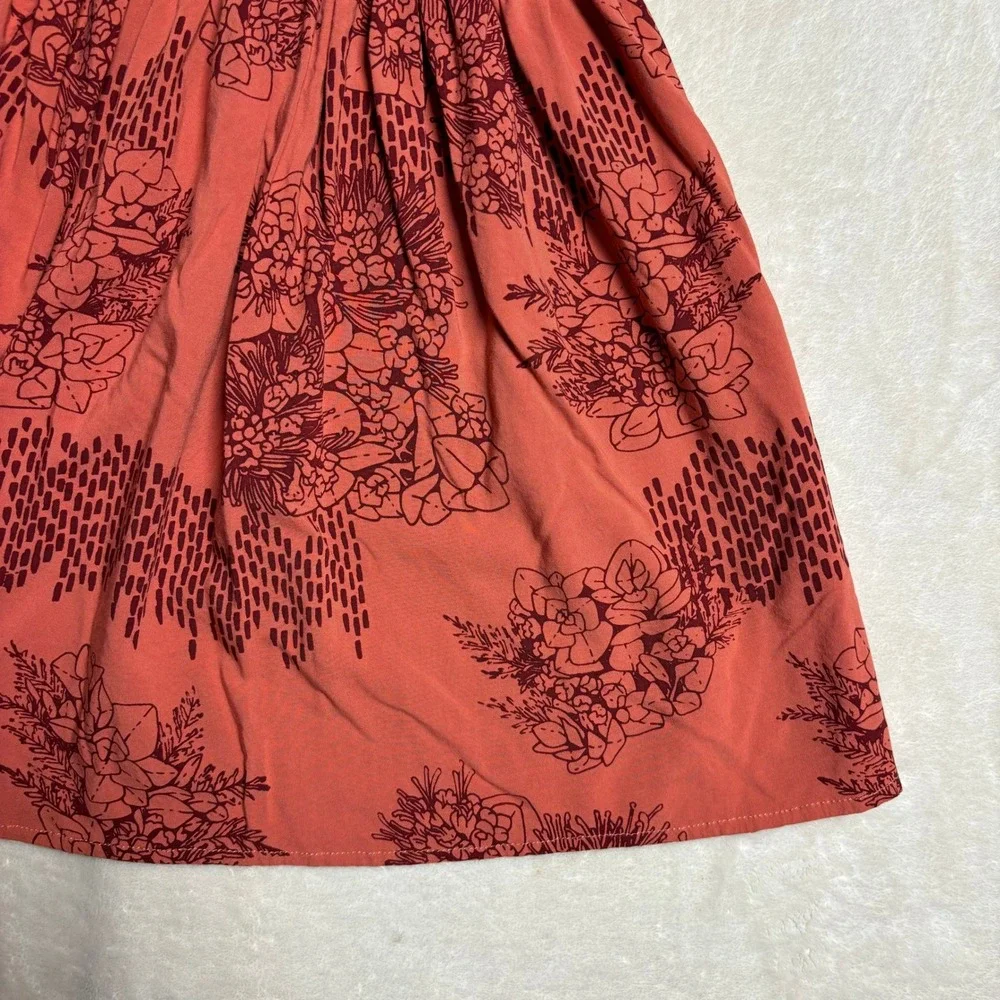 Kahulale'a Girls Dress Keiki Size 10 Ka Ua Moaniani Lehua O Puna Floral Pink